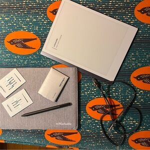 reMarkable Grey Tablet with Stylus and Accessories